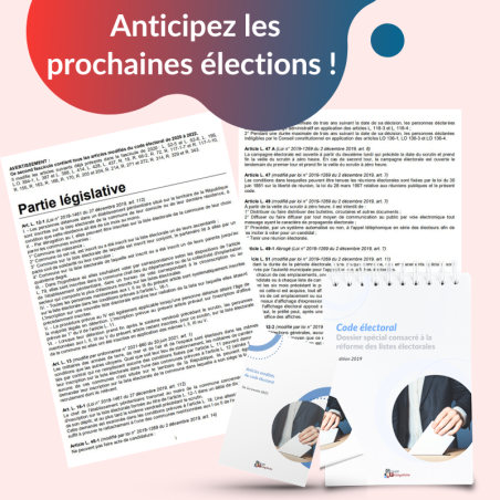 Code Électoral 2019 avec fascicule de mise à jour 2022