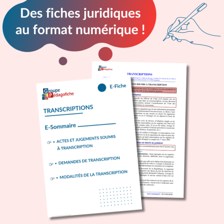 E-Fiche - Transcriptions des actes de l'état civil