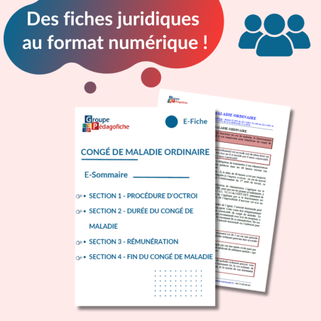E-Fiche - Congé de maladie ordinaire
