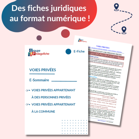 E-Fiche - Voies privées