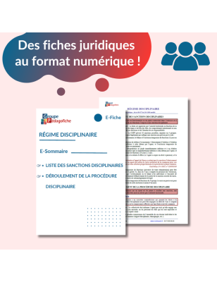 E-Fiche - Régime disciplinaire