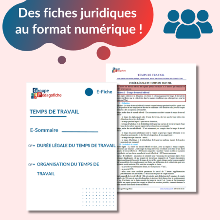 E-Fiche - Temps de travail